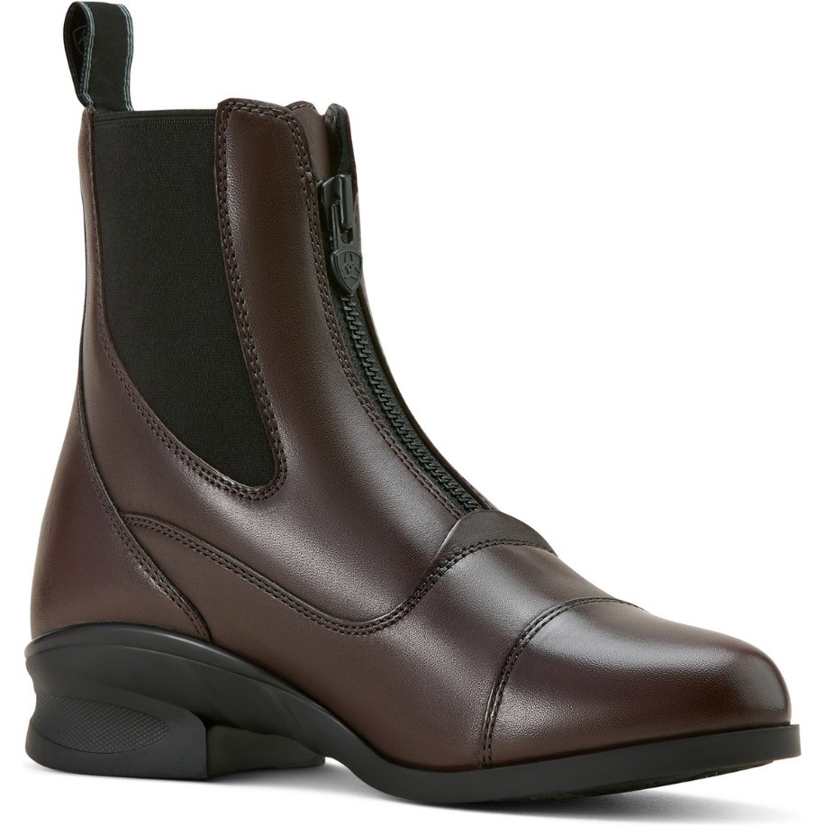 2025 Ariat Damen Erbe Reißverschluss Kurz Stiefel 10061296 - Light Brown